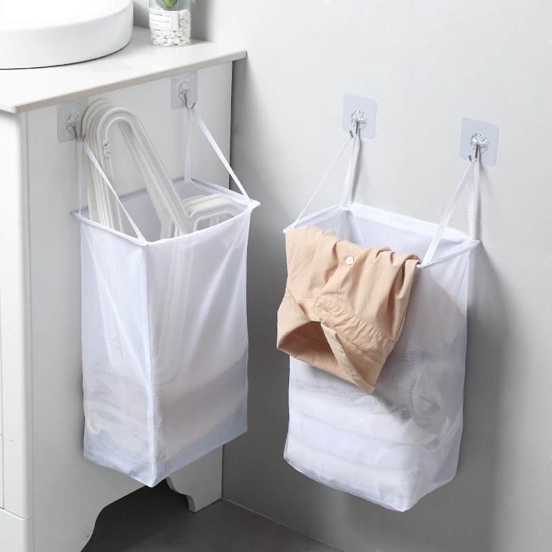 Hanging Laundry Bag Clothing Basket