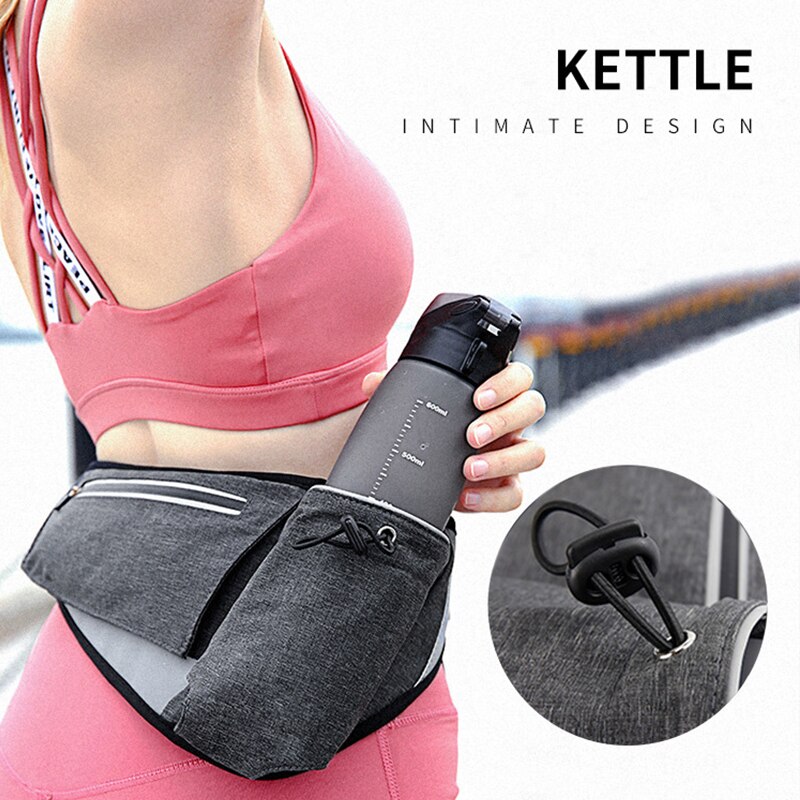 Hydration Belt Sports Waistband with Pouch