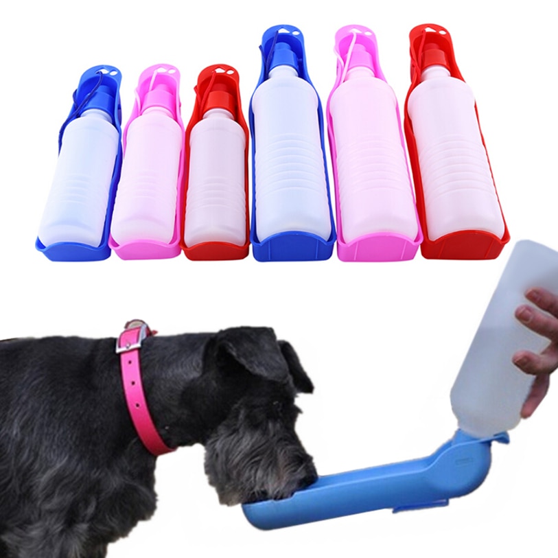 Dog Travel Water Bottle Bowl Feeder