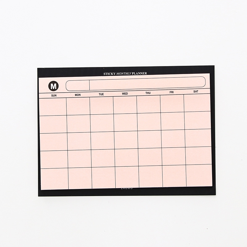 Weekly Planner Pad Stick-on Scheduler