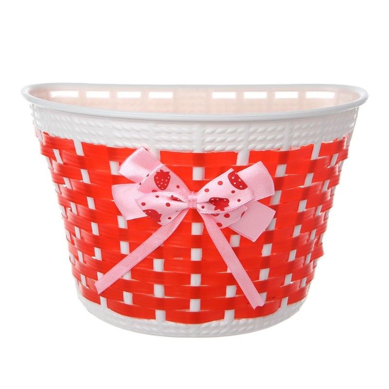 Kids Bike Basket Cute Knitted