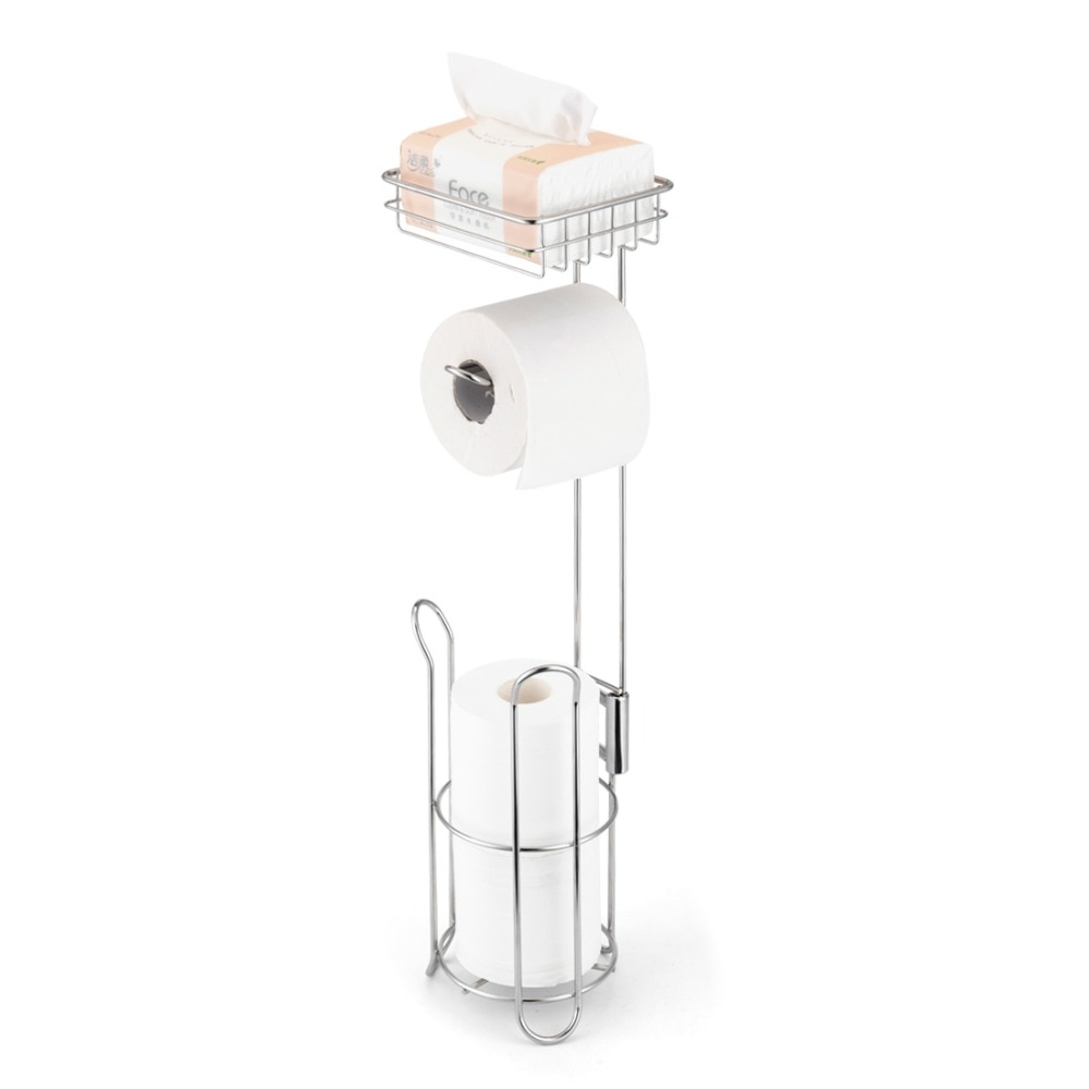 Toilet Roll Holder Stand Stainless