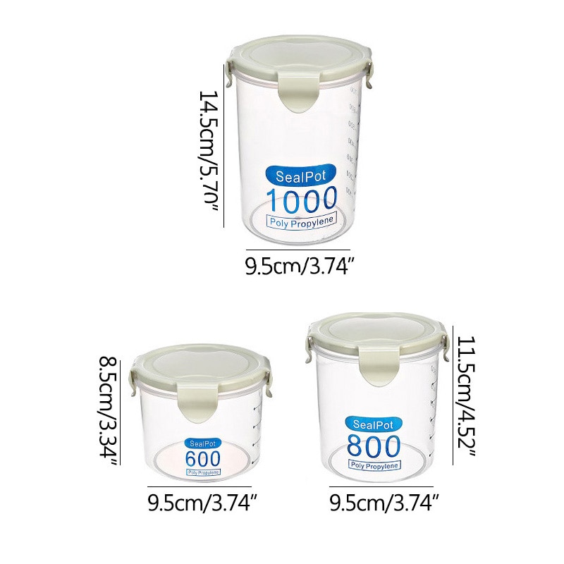 Airtight Food Containers Portable Canister