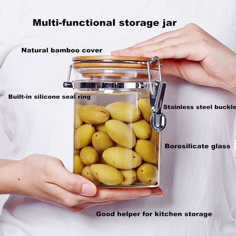 Glasslock Containers Food Canisters with Lid