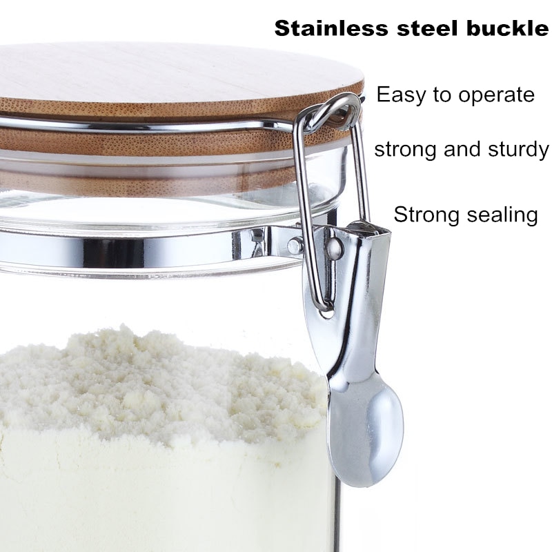 Glasslock Containers Food Canisters with Lid