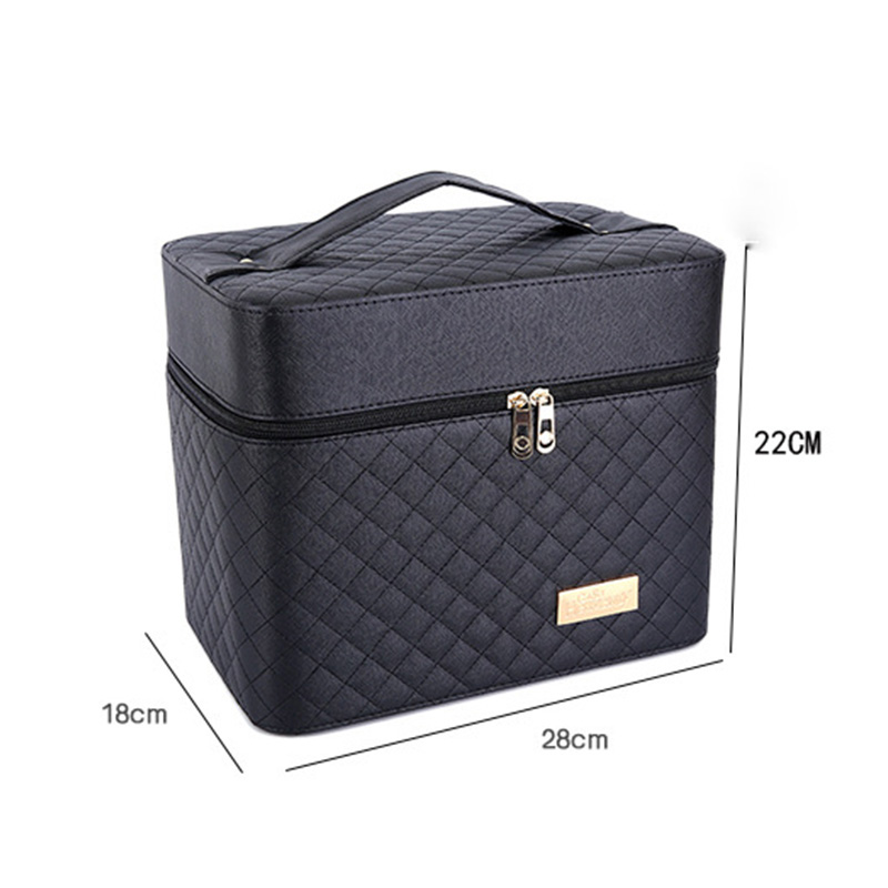 Makeup Travel Case Multilayer Organizer