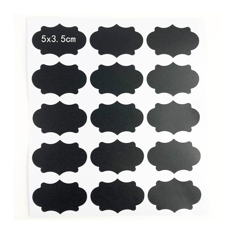 Chalkboard Stickers Jar Label Organizer (90pcs)