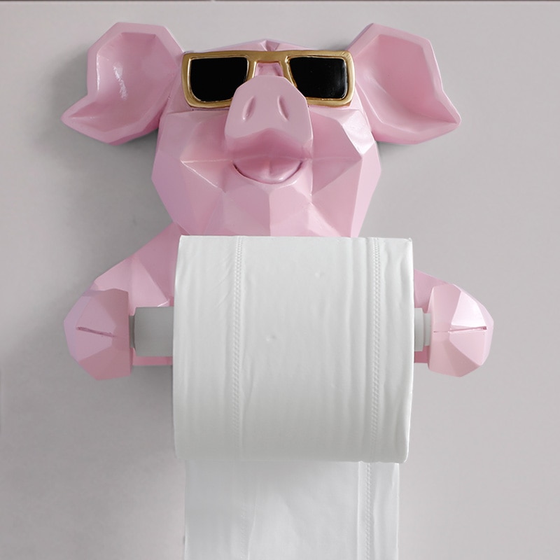 Toilet Paper Roll Holder Figurine