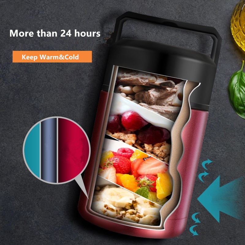 Thermos Food Container Portable Lunch Box