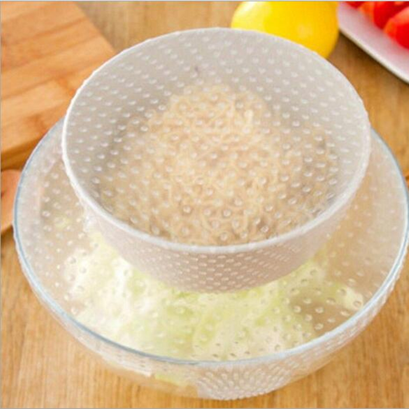 Silicone Bowl Covers Reusable Lid 4pcs