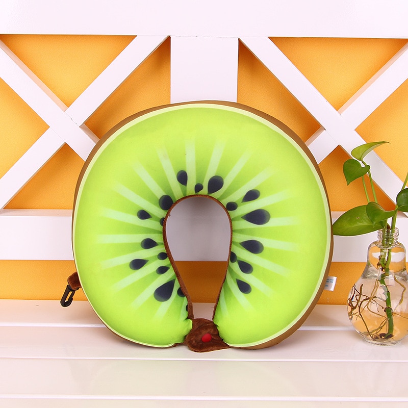 Neck Rest Pillow With Fruit Pattern