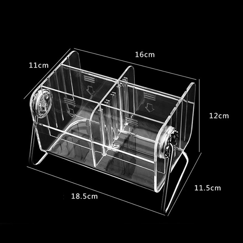 TV Remote Holder Transparent Storage Box