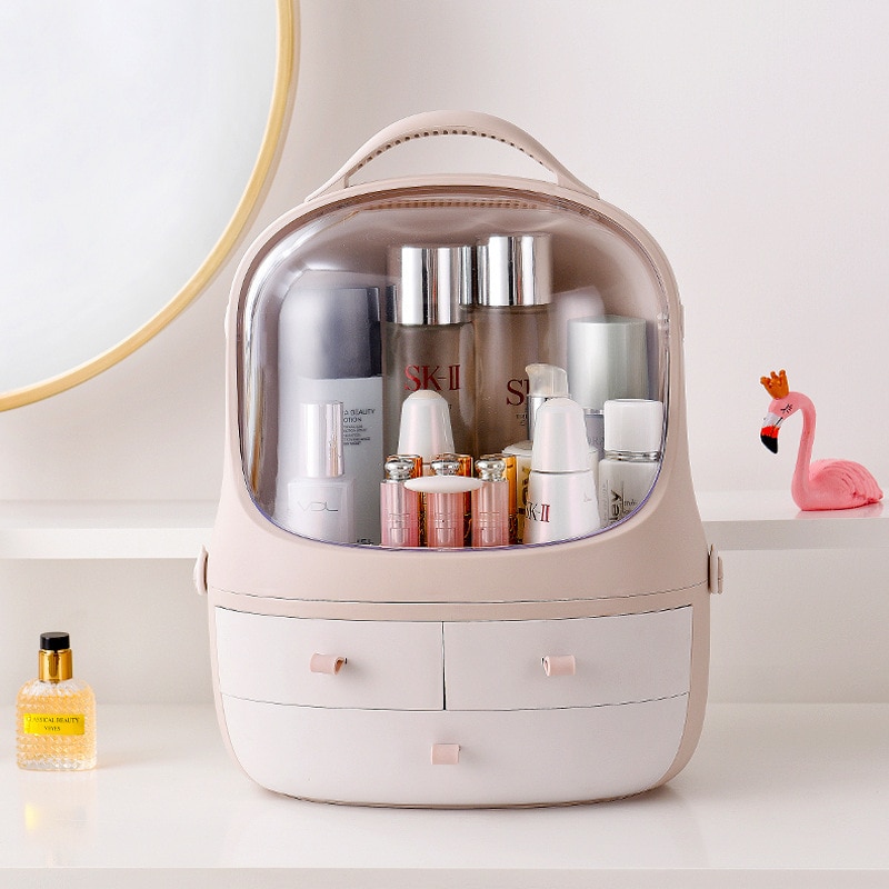 Makeup Vanity Case Dustproof Cosmetic Box