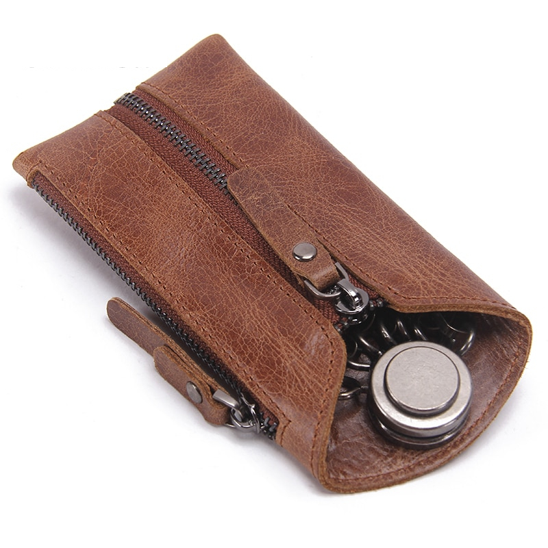 Keyholder Wallet Leather Keychain