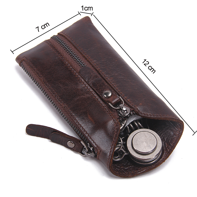 Keyholder Wallet Leather Keychain