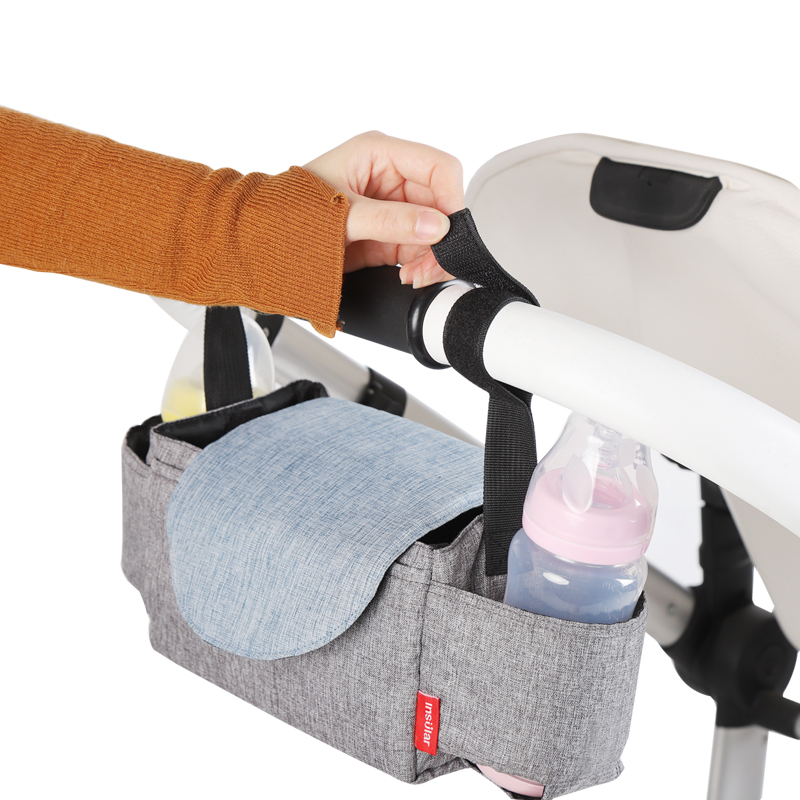 Stroller Organizer with Pockets and Bottle Holder