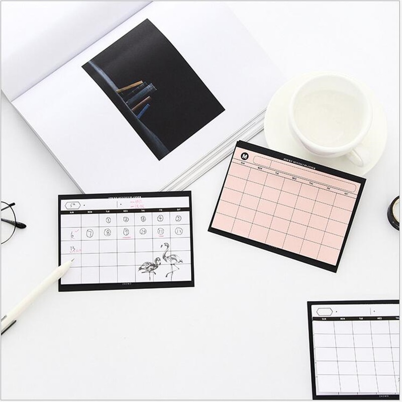 Monthly Planner Paper Pad (30 sheets)