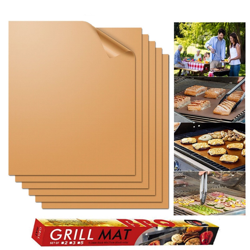 BBQ Mat Reusable Grilling Sheet