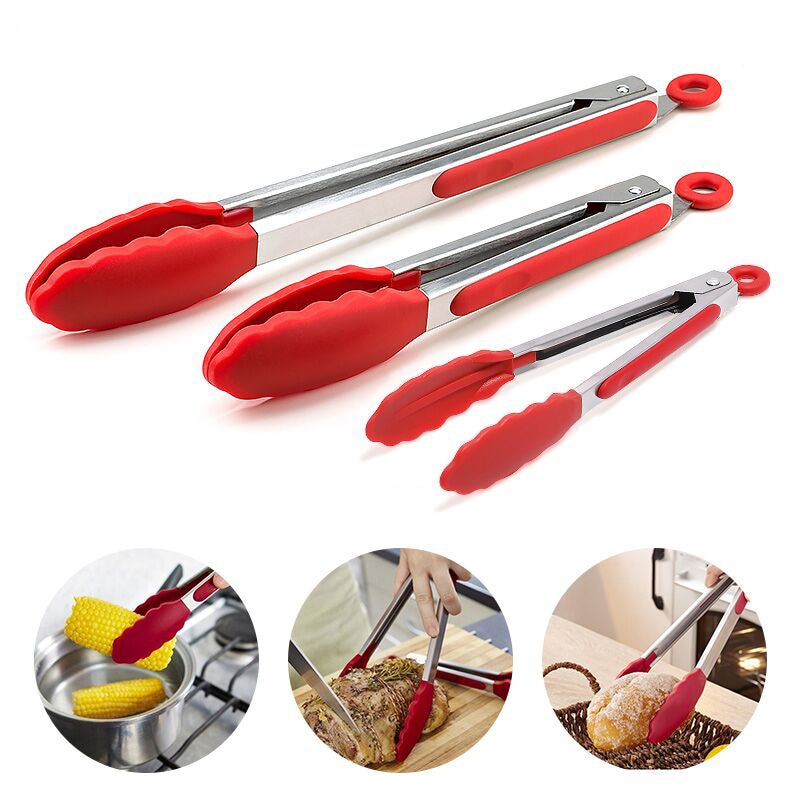 Silicone Tongs Non-slip Food Tong