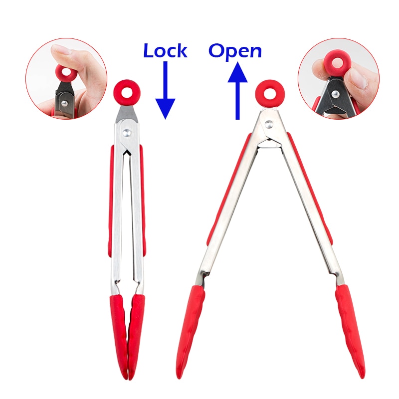 Silicone Tongs Non-slip Food Tong