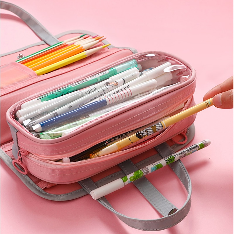 Big Pencil Case Detachable Pen Bag