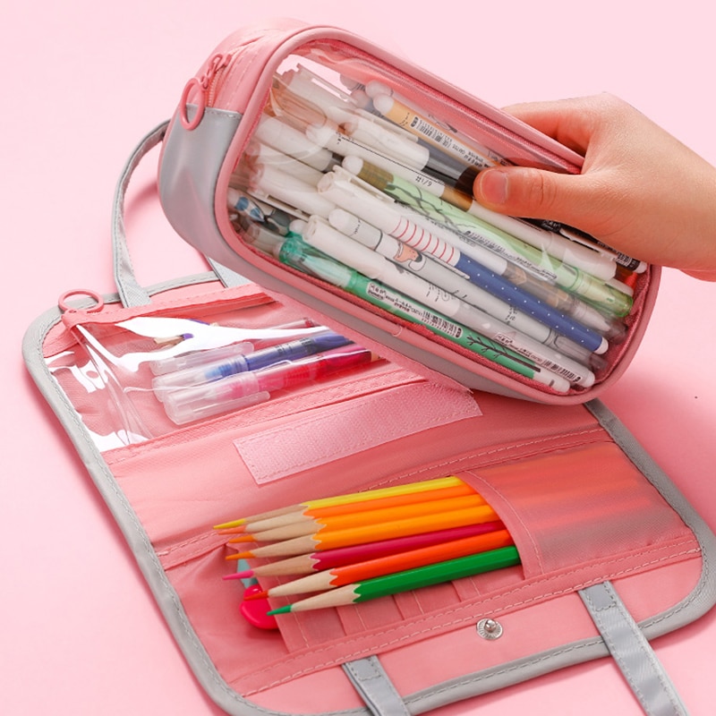 Big Pencil Case Detachable Pen Bag
