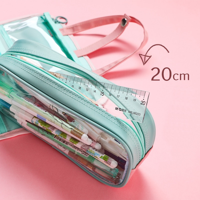 Big Pencil Case Detachable Pen Bag