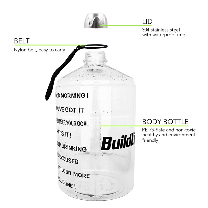 Gallon Water Bottle Sports Bottle