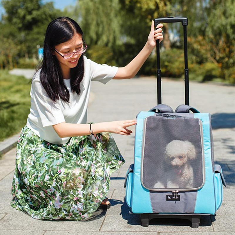 Pet Stroller Breathable Travel Backpack