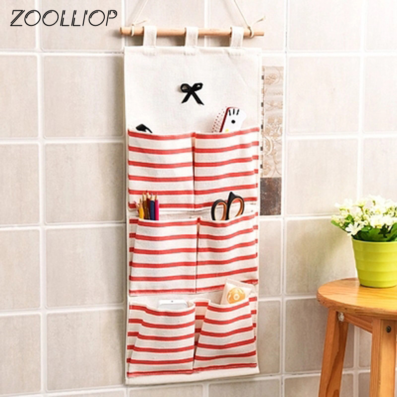 Hanging Wall Organizer Storage Pockets