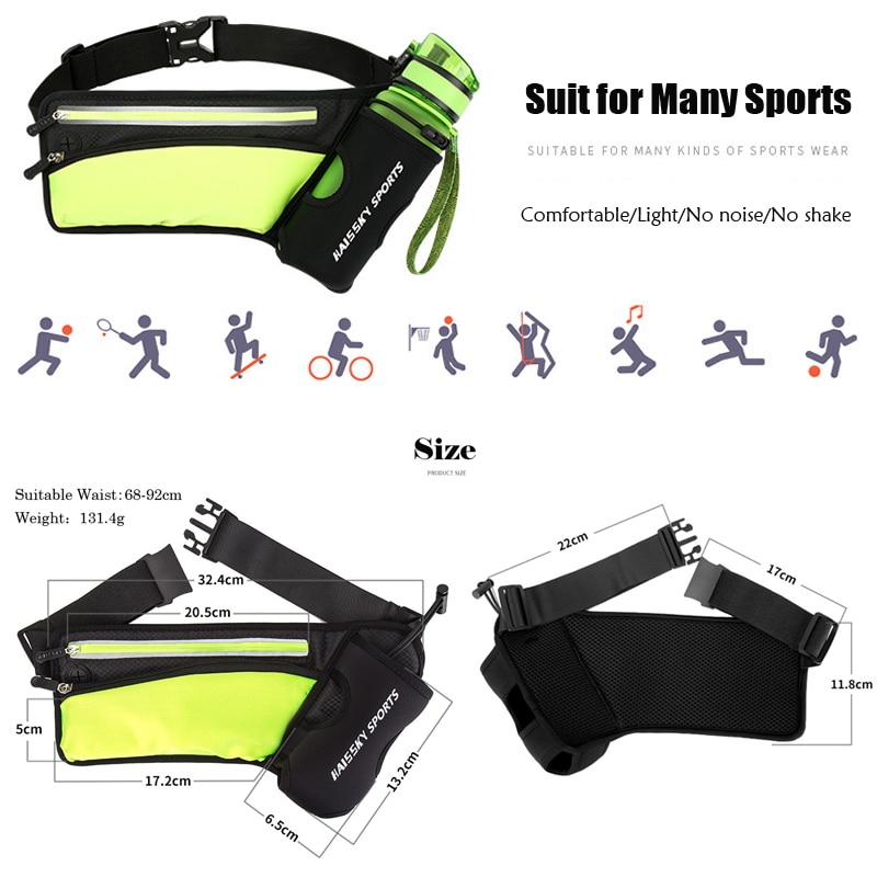 Bottle Bag Sports Waist Belt Bag