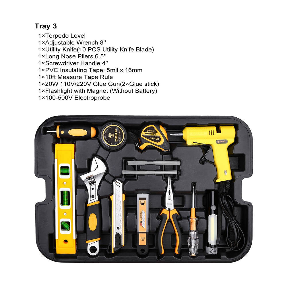 Rolling Tool Box 255PC Set