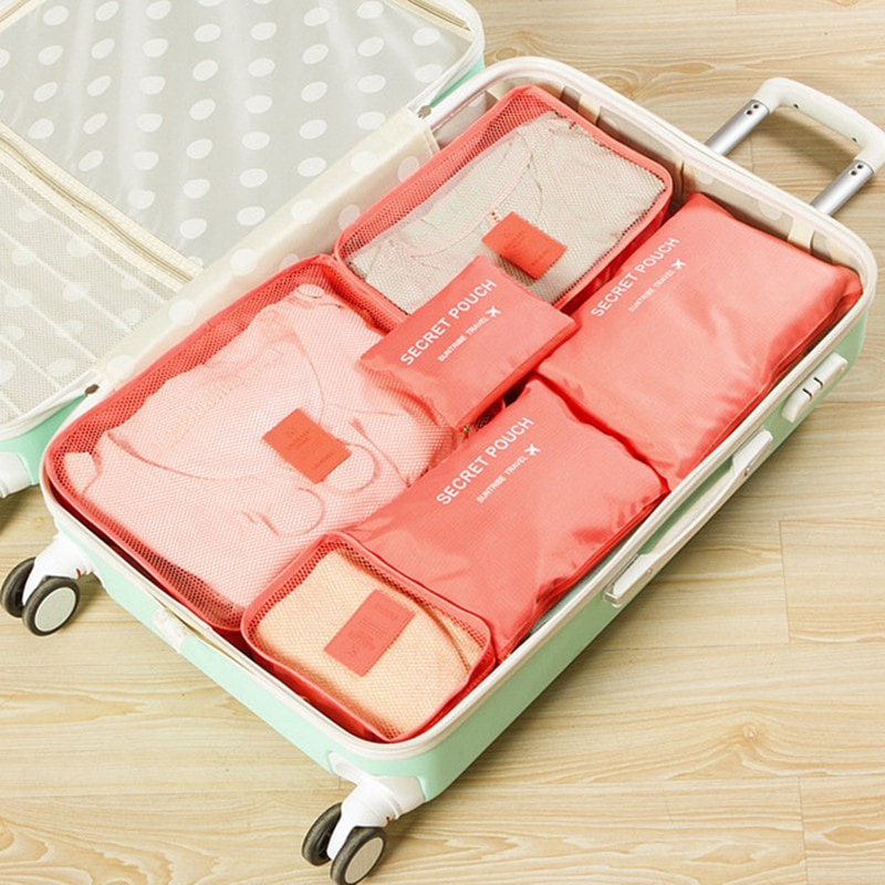 Travel Storage Bags 6 Pieces Organizer