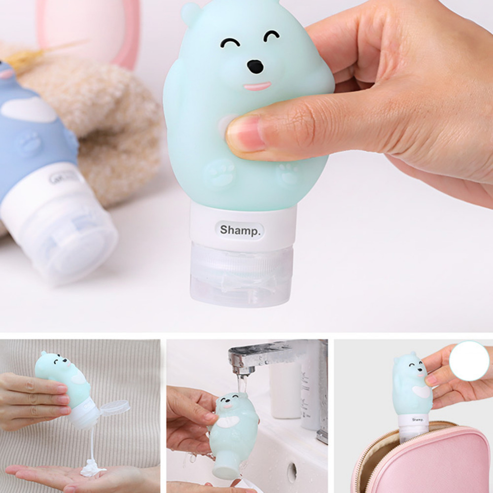 Silicone Travel Bottles Squeezable Bottle