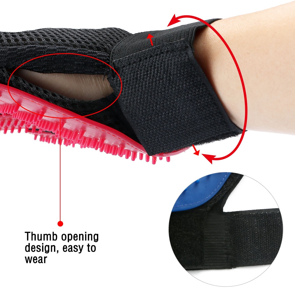 Dog Hair Remover Shedding Gloves