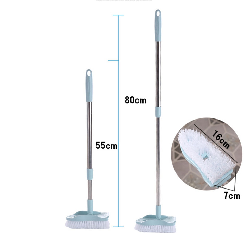 Bathroom Tile Cleaner Long Handle Brush