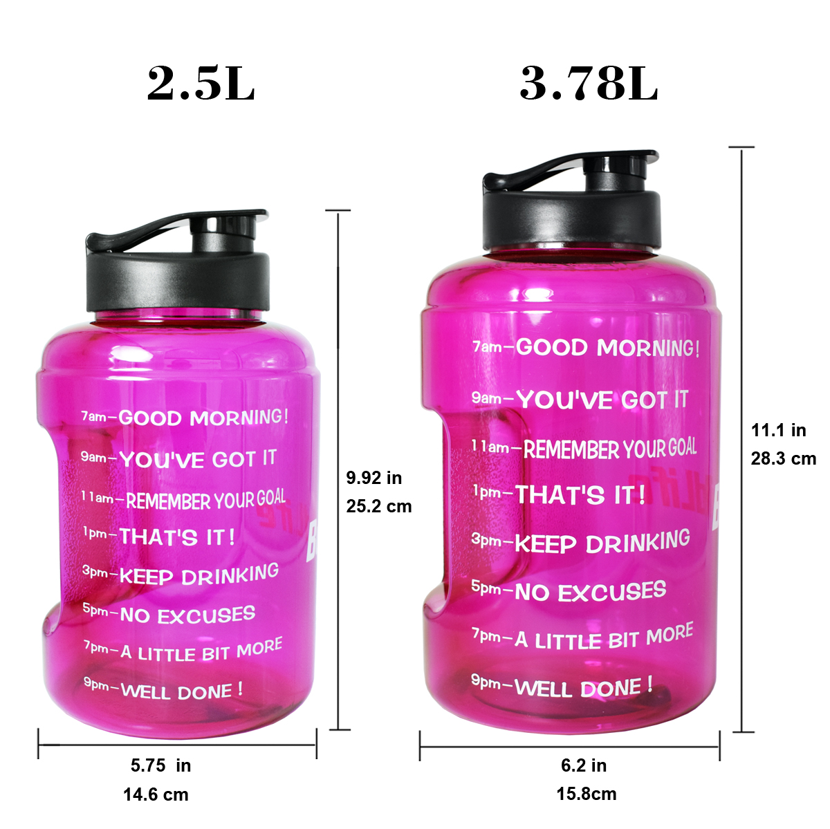 Plastic Water Bottles BPA Free