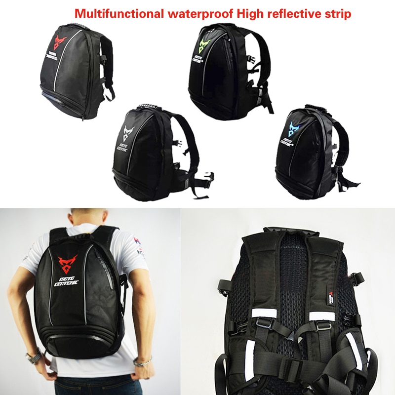 Motorcycle Backpack Waterproof Mens Bag