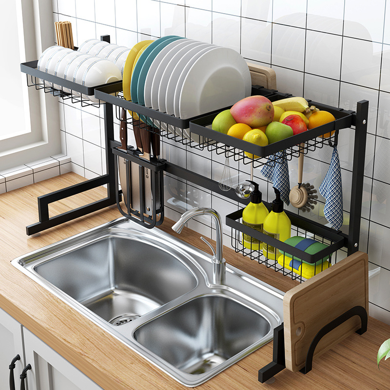 Stainless Steel Dish Rack Kitchen Organizer