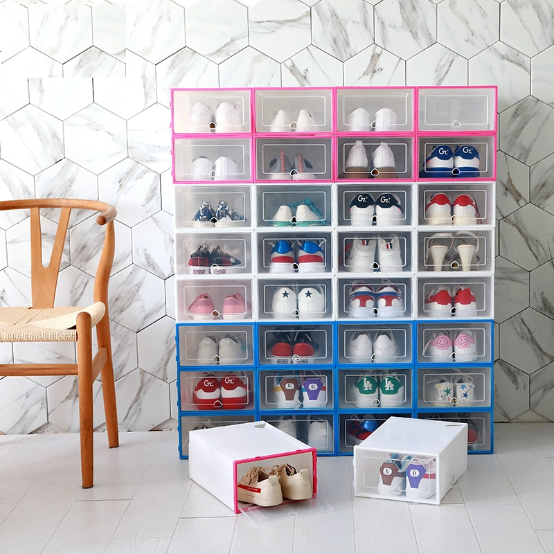 Stackable Drawers Transparent Box Case (6pcs)