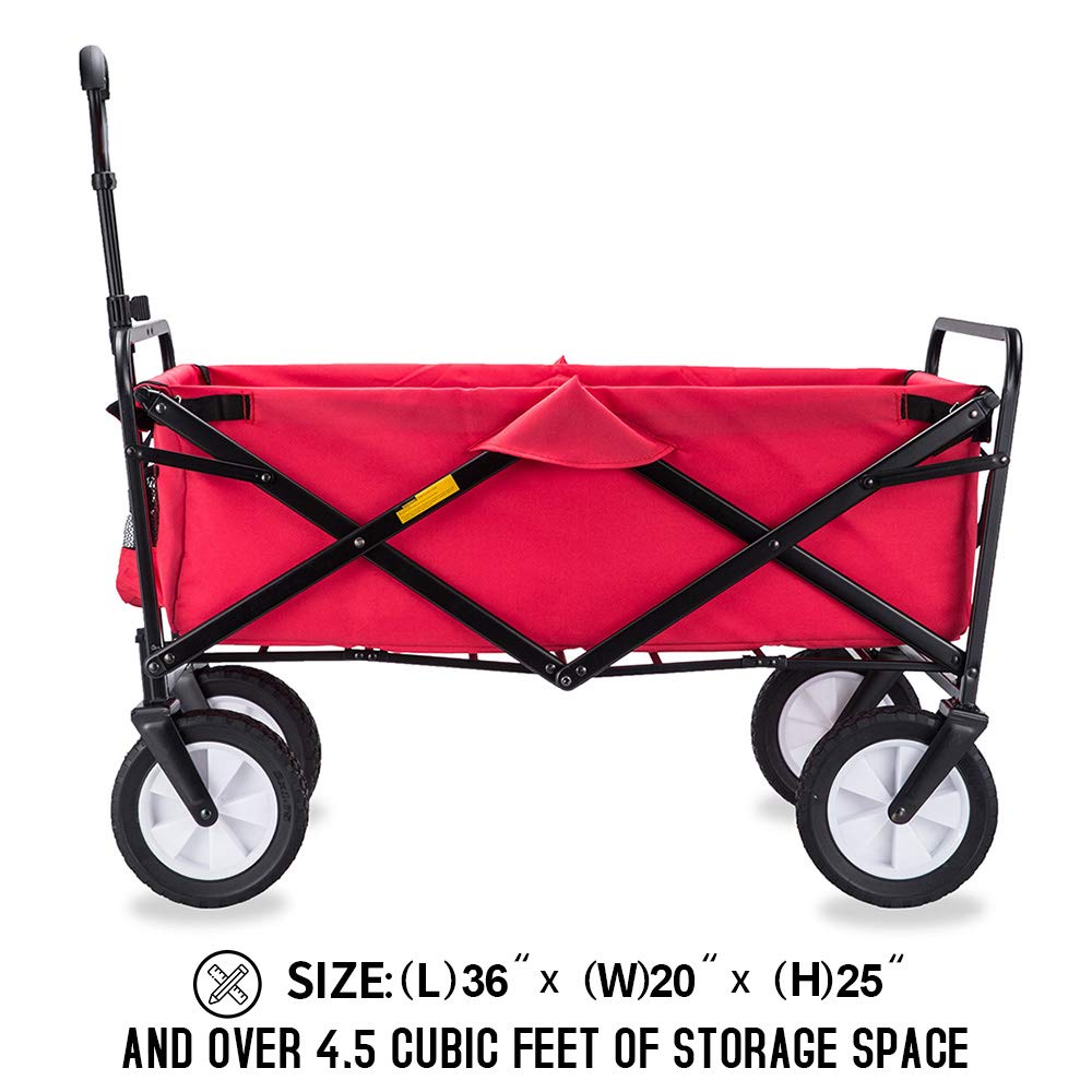 Folding Wagon Outdoor Utility Trolley