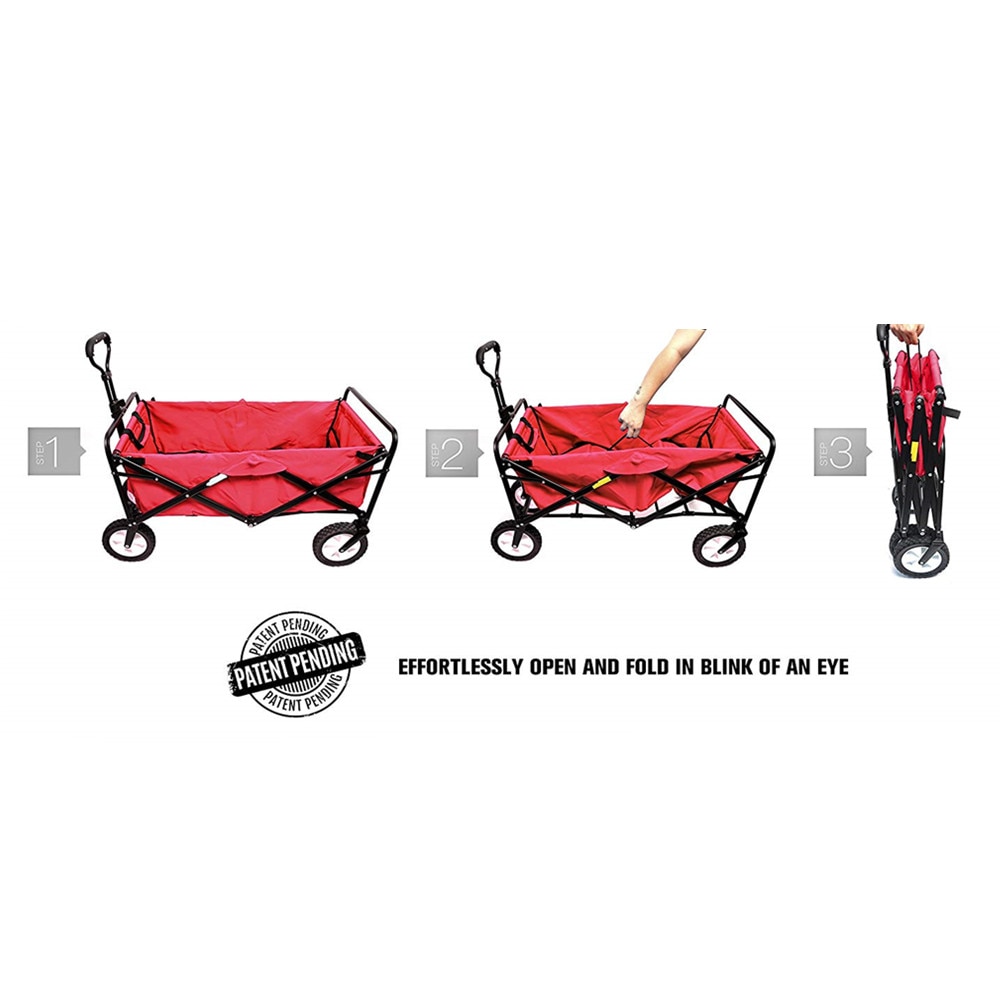 Folding Wagon Outdoor Utility Trolley