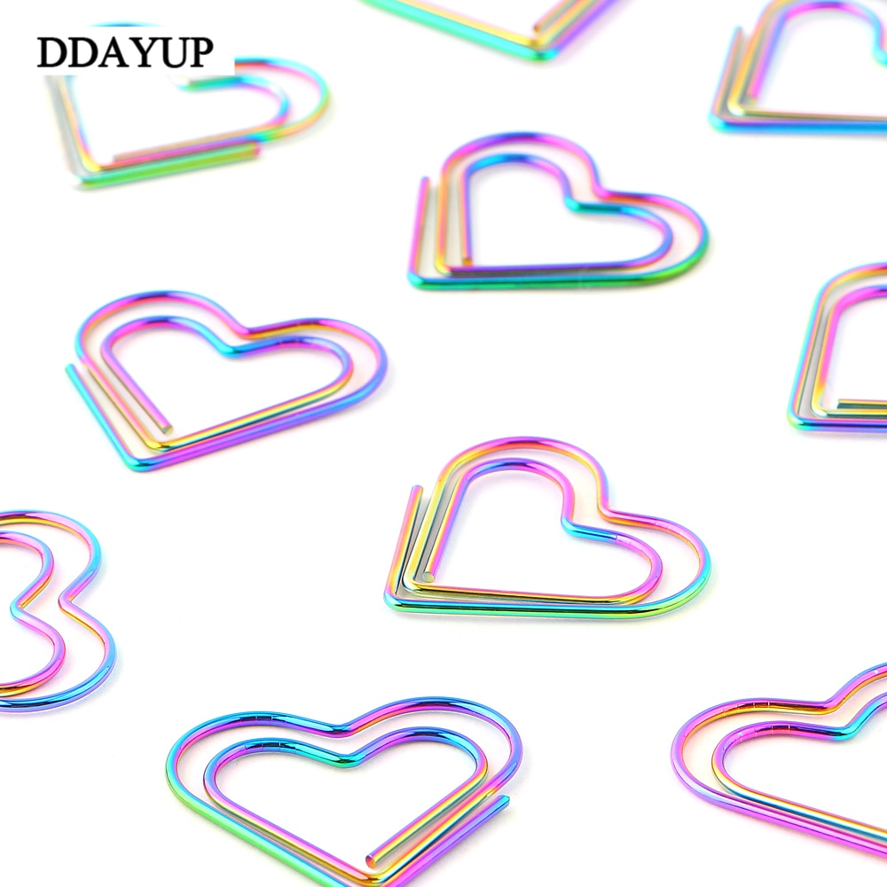 Paper Clips Heart Shaped Memo Clip (12pcs)