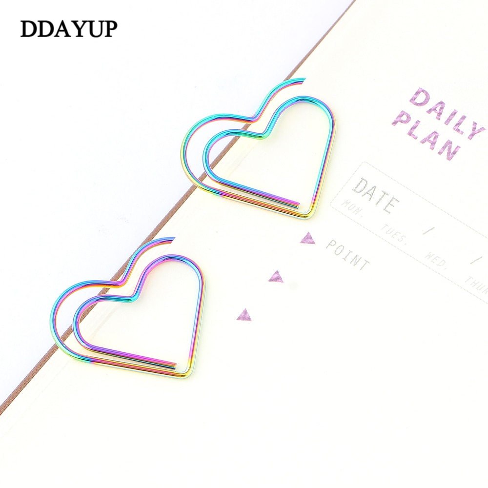 Paper Clips Heart Shaped Memo Clip (12pcs)