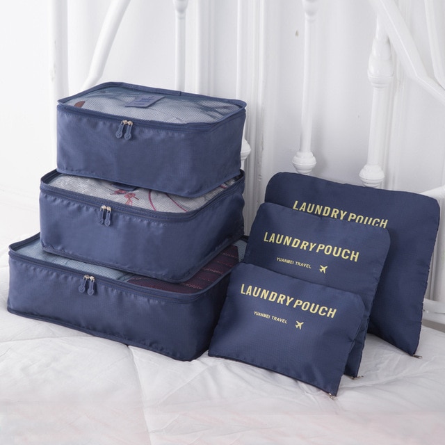 Travel Packing Cubes Luggage Organizer (6 pieces)