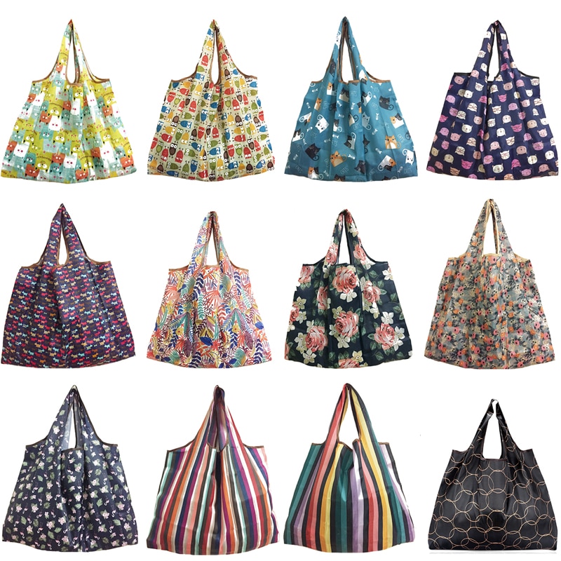 Reusable Grocery Bag Foldable Tote Bag