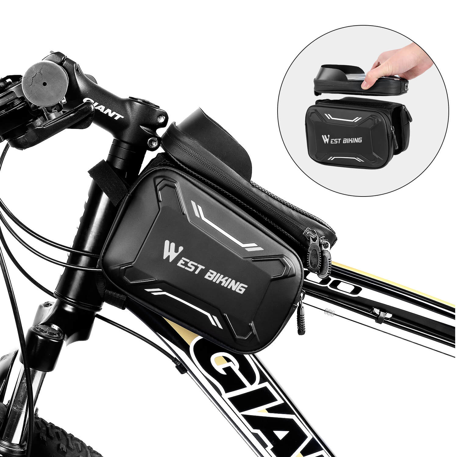 Bike Frame Bag Small Container