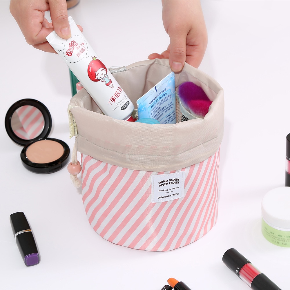 Drawstring Makeup Bag Travel Pouch