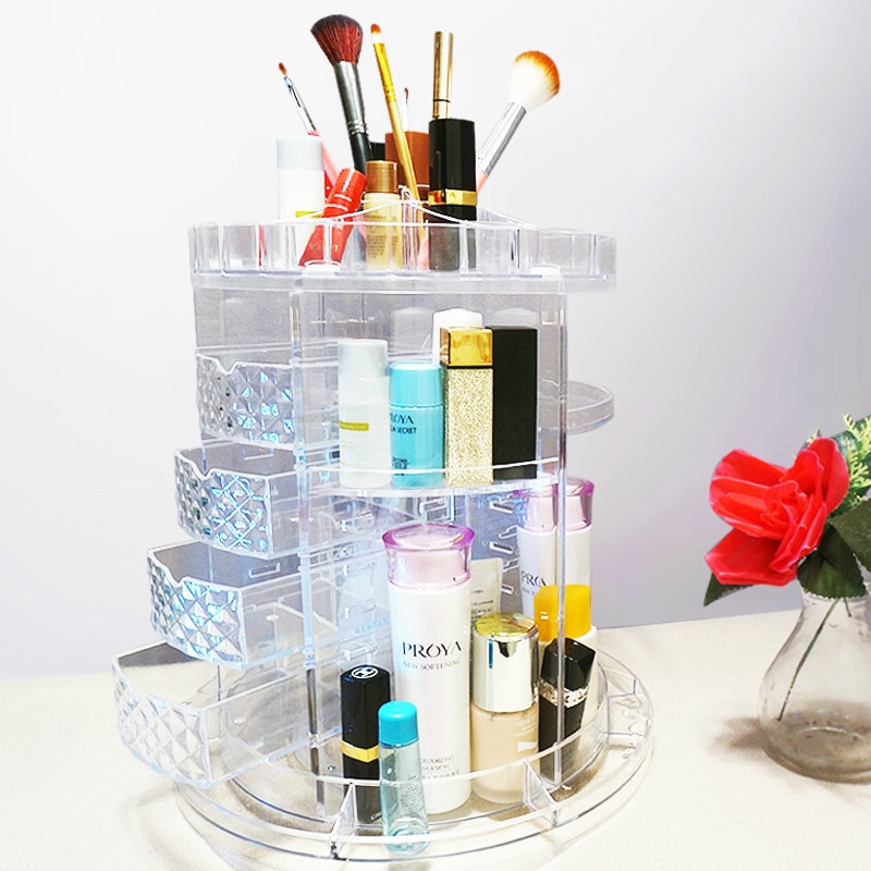 Makeup Caddy Rotating Organizer