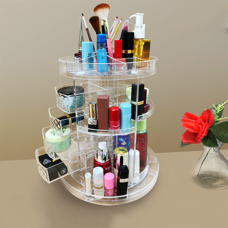 Makeup Caddy Rotating Organizer